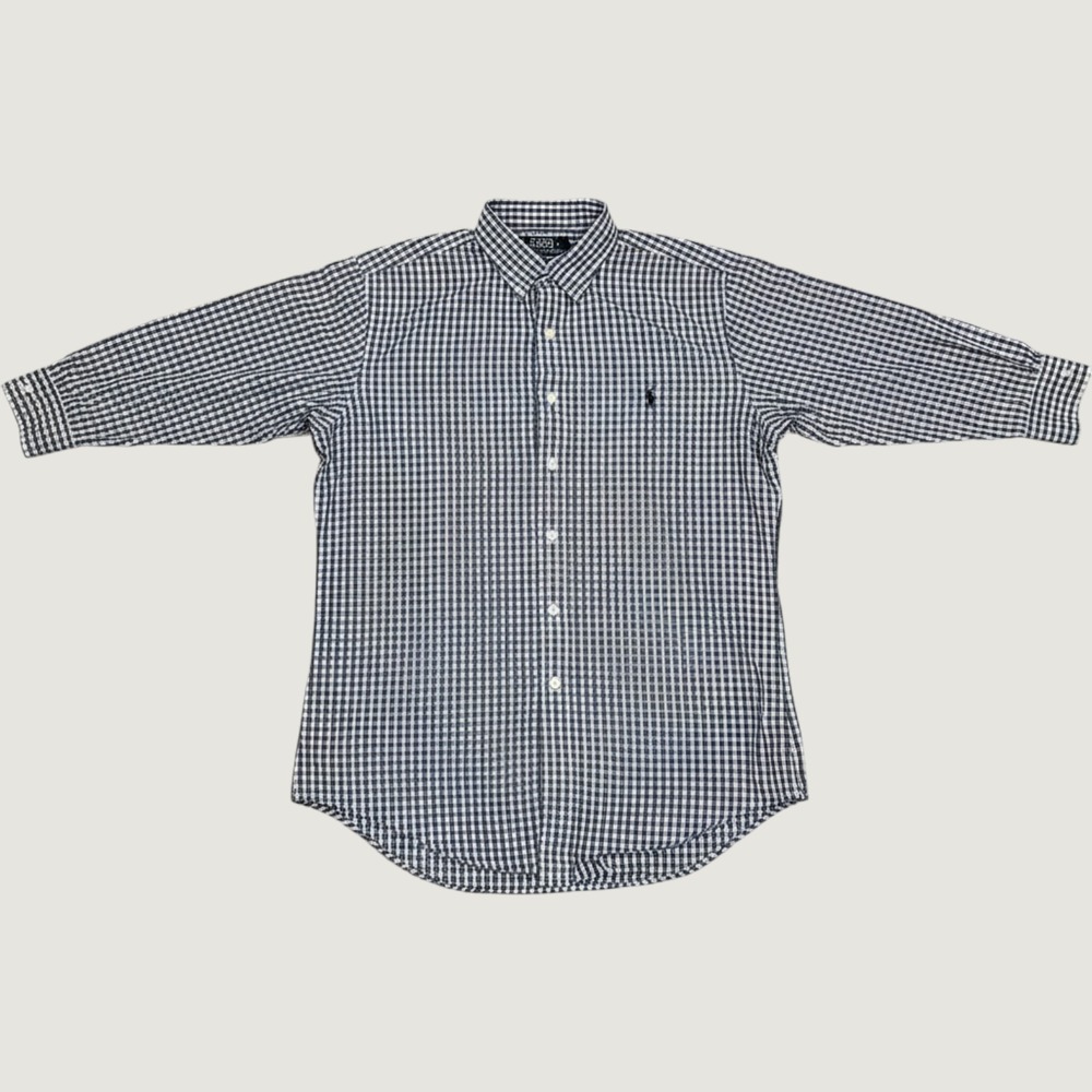 Polo Ralph Lauren Lowell Sport Button Down Oxford Shirt Mens M Gingham Pony